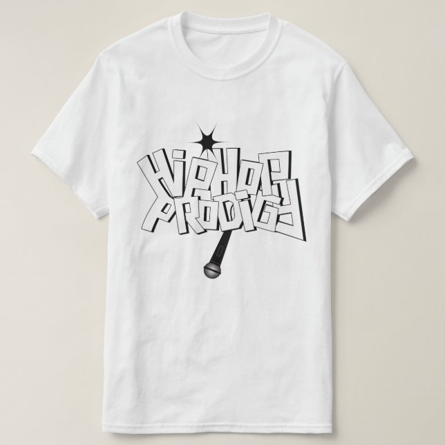 Camiseta O Prodigio do HipHop (Frente do Design)