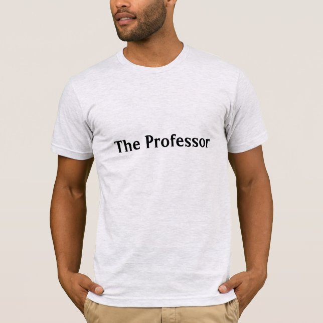 Camiseta O professor está aqui (Frente)