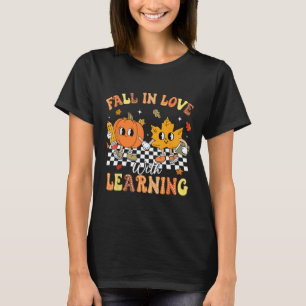 Camiseta O Professor Halloween Apaixona-Se Pelo Obrigado De