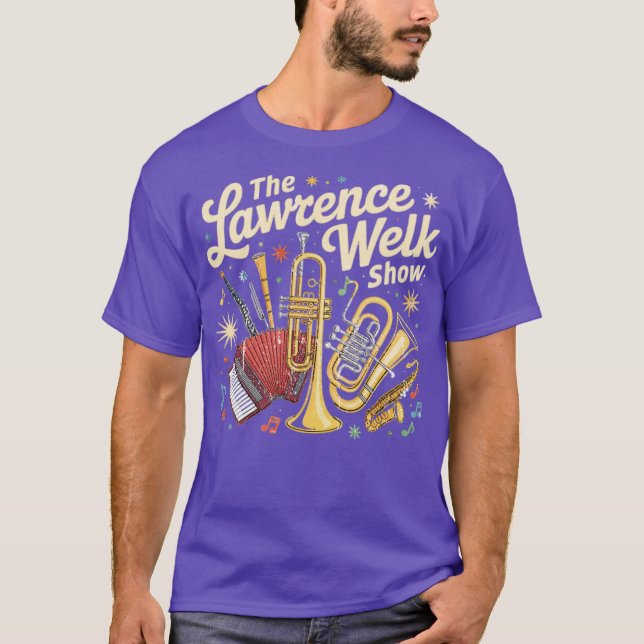 Camiseta O programa Lawrence Welk (Frente)