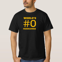 Camiseta O programador nº 0 é engraçado