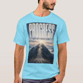 Camiseta O Progresso Não Tem Linha de Chegada