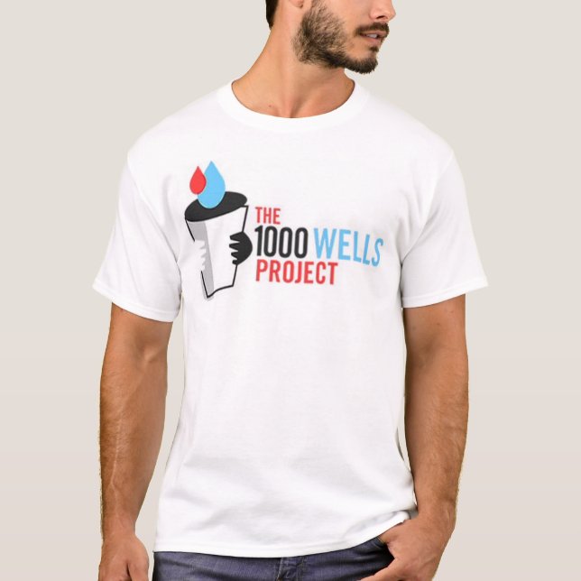 Camiseta O projeto de 1000 poços (Frente)