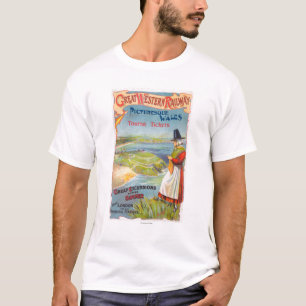 Camiseta O Promo de Great Western Railray visita a Wales
