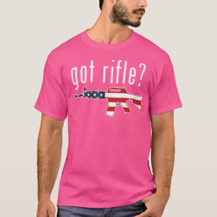 Camiseta O Proprietário da Arma Negra Recebeu Rifle Ar-15 T