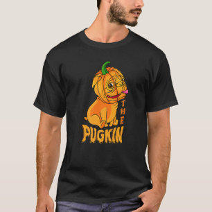 Camiseta O Pugkin Cachorro Fazendo Travessuras Ou Guloseima