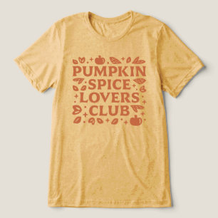 Camiseta O Pumpkin Spice Lovers Club