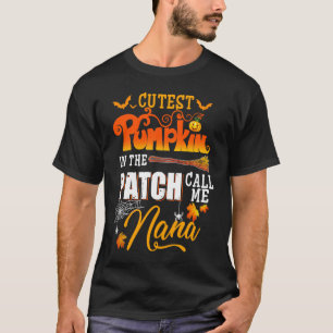 Camiseta O Pumpkins Mais Corajoso Do Patch Me Chame De Nana