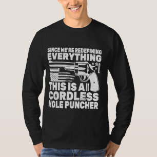 Camiseta O Puncher De Buracos Sem Fio Desde Que Estamos Red