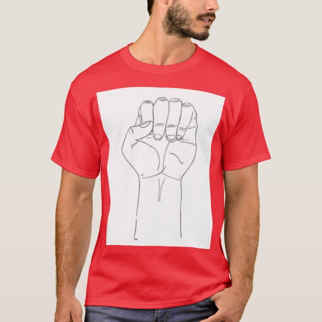 Camiseta O punho da fúria (Frente)