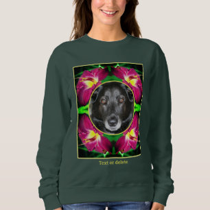 Camiseta O Quadro de Flores Diurno Cria a Sua Foto