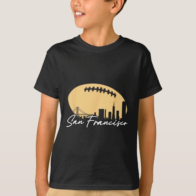 Camiseta O Quadro De Futebol Da Sua Cidade, San Fran (Frente)