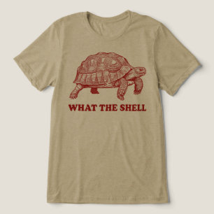 Camiseta O Que A Concha Piada Engraçada De Tartaruga