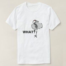 Camiseta O que a heron pássaro. Personalizável engraça