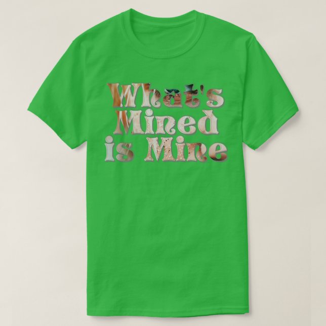Camiseta O que a mente é minha (Frente do Design)
