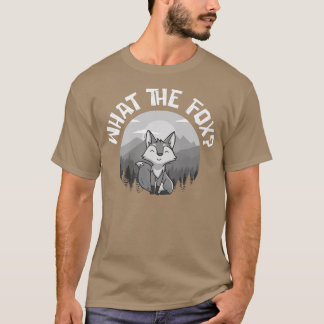 Camiseta O Que A Raposa Lover, Animal Engraçado Para Homens