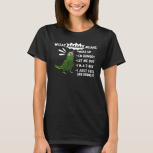 Camiseta O Que AAAAA Significa Que Grito Com O Papagaio Mac