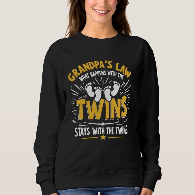 Camiseta O que acontece com os gêmeos, fica com os gêmeos (Frente)