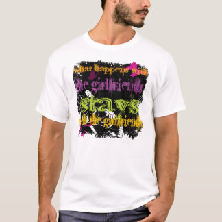 Camiseta O que acontece com os namoradas