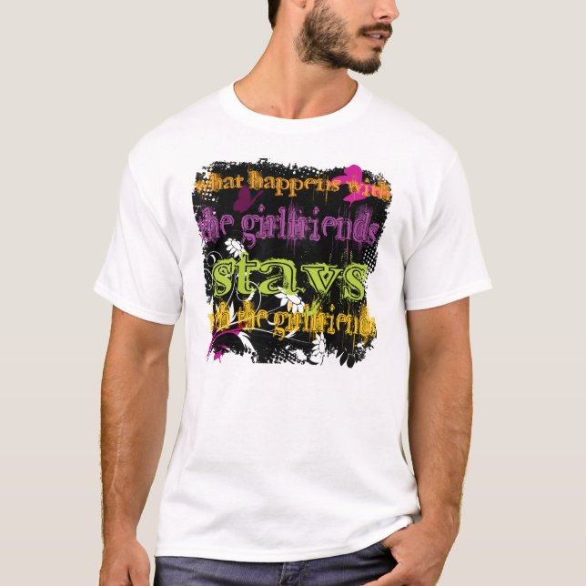 Camiseta O que acontece com os namoradas (Frente)