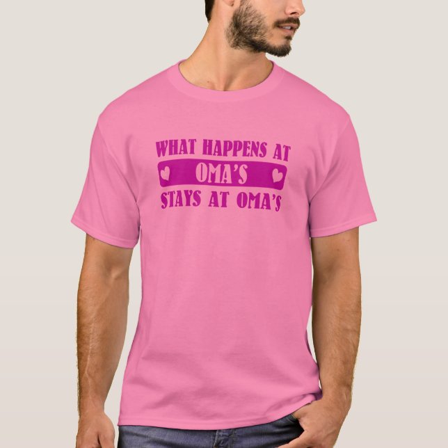 Camiseta O que acontece em Oma (Frente)