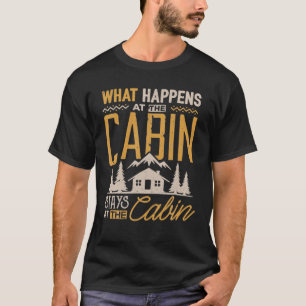 Camiseta O Que Acontece Na Cabina Fica No Campi Da Cabina
