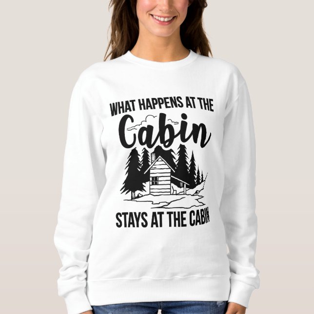 Camiseta o que acontece na cabine fica na palavra da cabine (Frente)