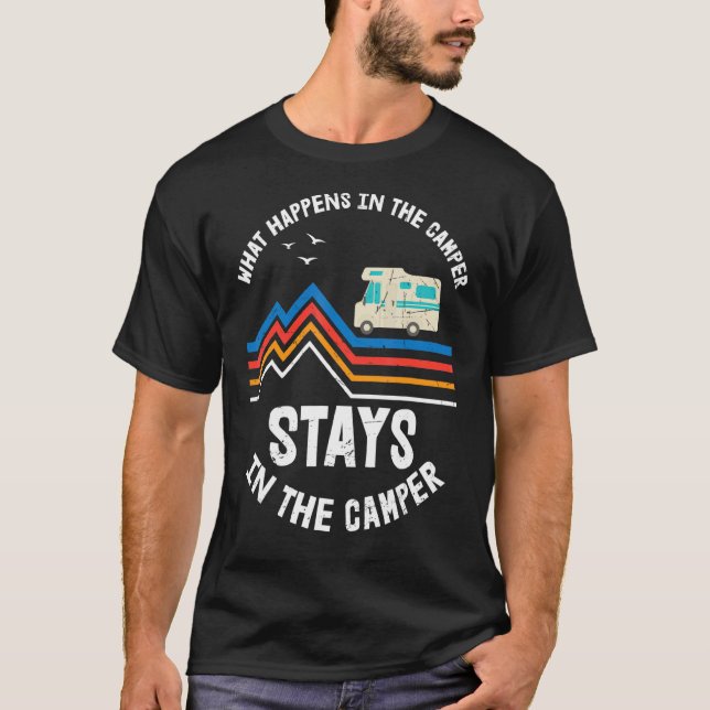 Camiseta O Que Acontece Na Câmera Permanece Na Tra Da Campe (Frente)