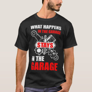 Camiseta O Que Acontece Na Garagem Fica Na Diversão Da Gara