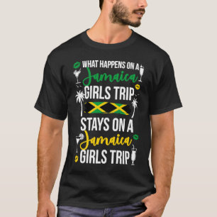 Camiseta O Que Acontece Na Jamaica Girls Trip Fica Na Jamai
