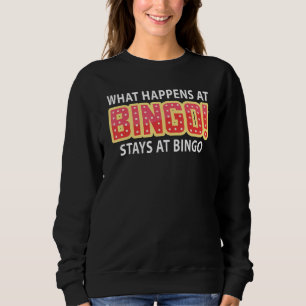Camiseta O Que Acontece No Bingo Fica No Bingo Sortudo P