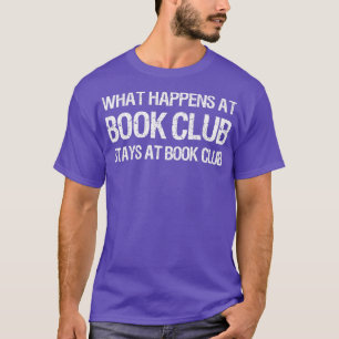 Camiseta O que acontece no Clube do Livro fica no Clube do