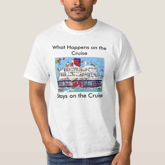 Camiseta O que acontece no cruzeiro, S… (Frente)