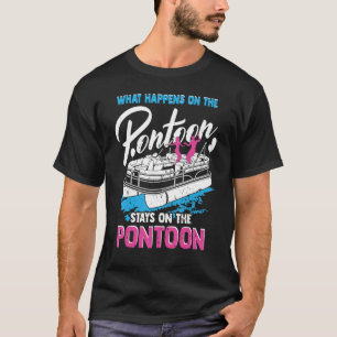 Camiseta O Que Acontece No Partido Capitão Do Barco De Pont