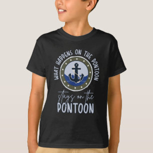 Camiseta O que acontece no pontão fica no pontão