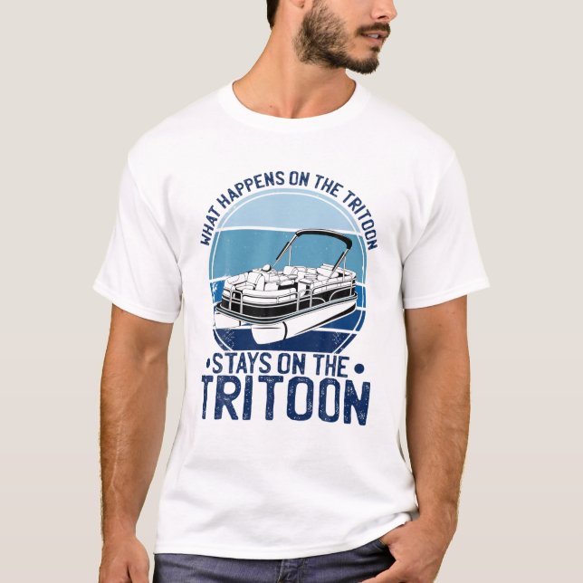 Camiseta O Que Acontece No Tritão Fica Na Tritona (Frente)