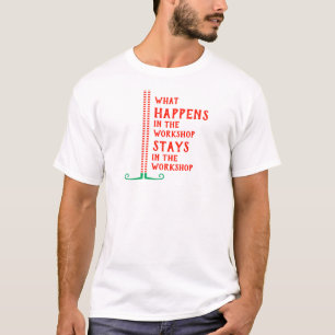 Camiseta O que acontece nos Calçados Engraçados das Pernas