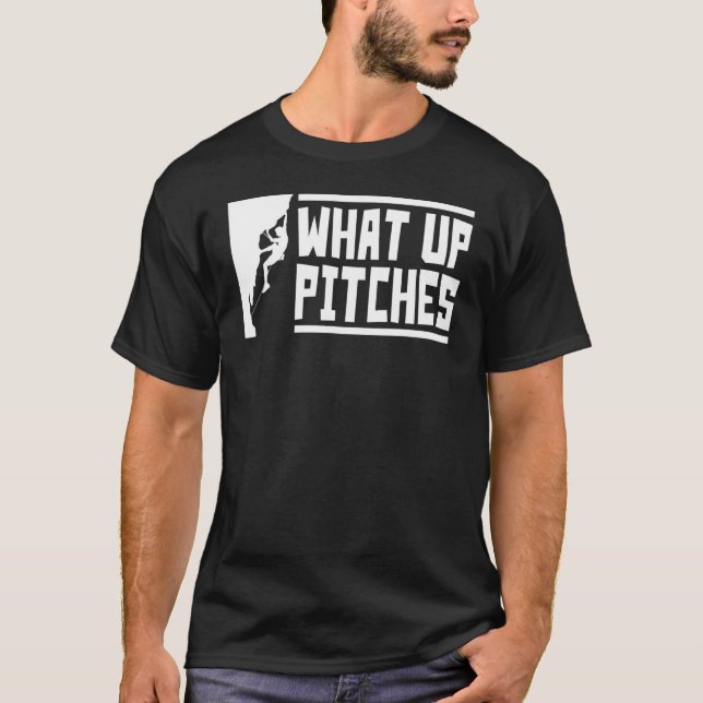 Camiseta O Que Acontece Subidas  Escalada em Rocha (Frente)