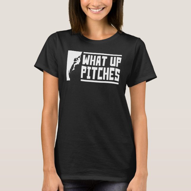 Camiseta O Que Acontece Subidas  Escalada em Rocha (Frente)