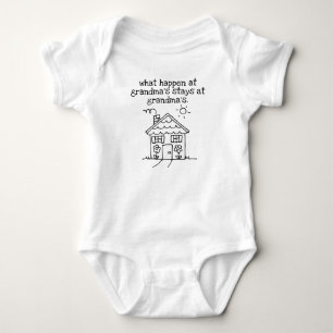 Camiseta o que acontecem na casa da avó
