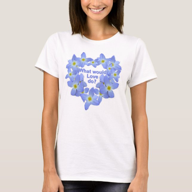 Camiseta O que adoraria fazer Bluets (Frente)