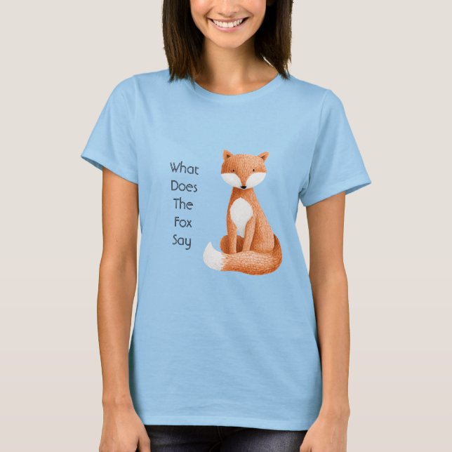 Camiseta O Que Diz a Raposa? (Frente)