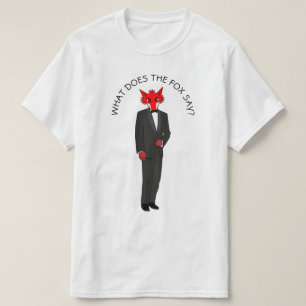 Camiseta O que diz a raposa?