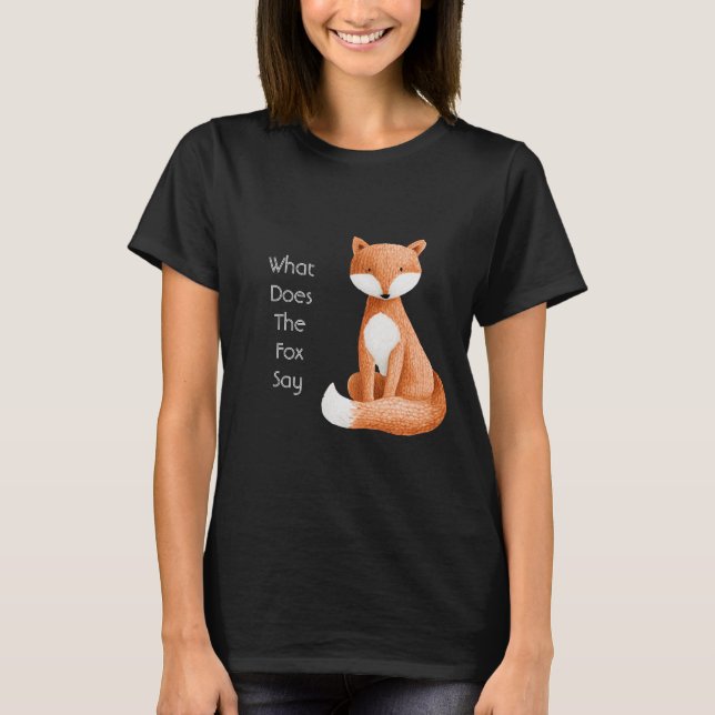 Camiseta O Que Diz a Raposa? (Frente)