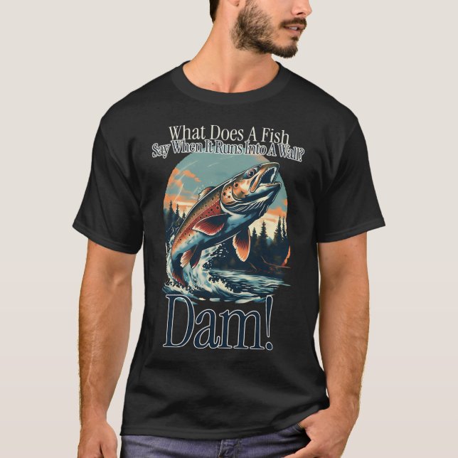 Camiseta O Que Diz Um Peixe (Frente)