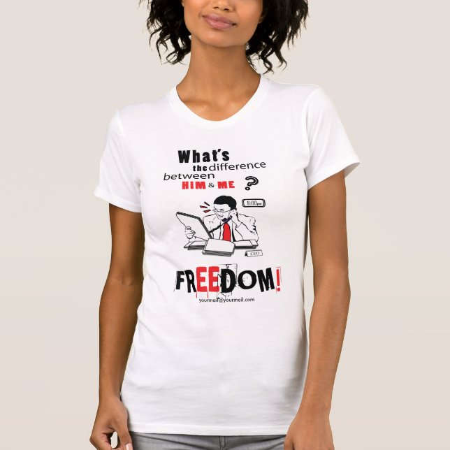 Camiseta O que é a diferença (Frente)