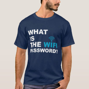 Camiseta O que é a senha de WIFI engraçada