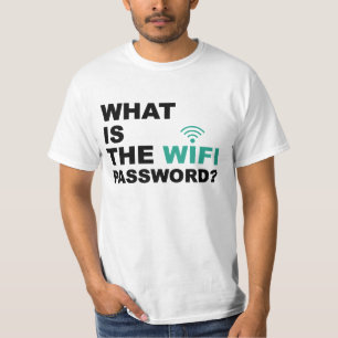Camiseta O que é a senha de WIFI engraçada