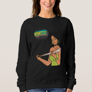 Camiseta O que é Halloween Melanina Mulheres de Pele Marrom