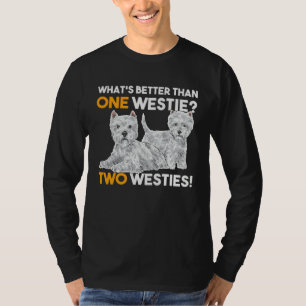 Camiseta O que é melhor que um Westie West Highland White